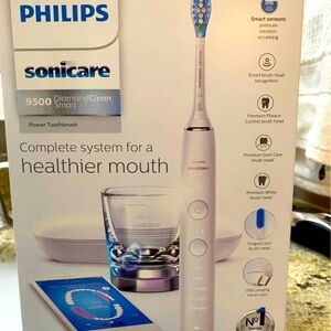 Philips Sonicare diamond clean smart  9500  white new in box